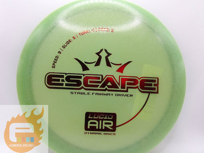 Dynamic Discs Lucid Air Escape (9/5/-1/2) - Elemental Disc Golf