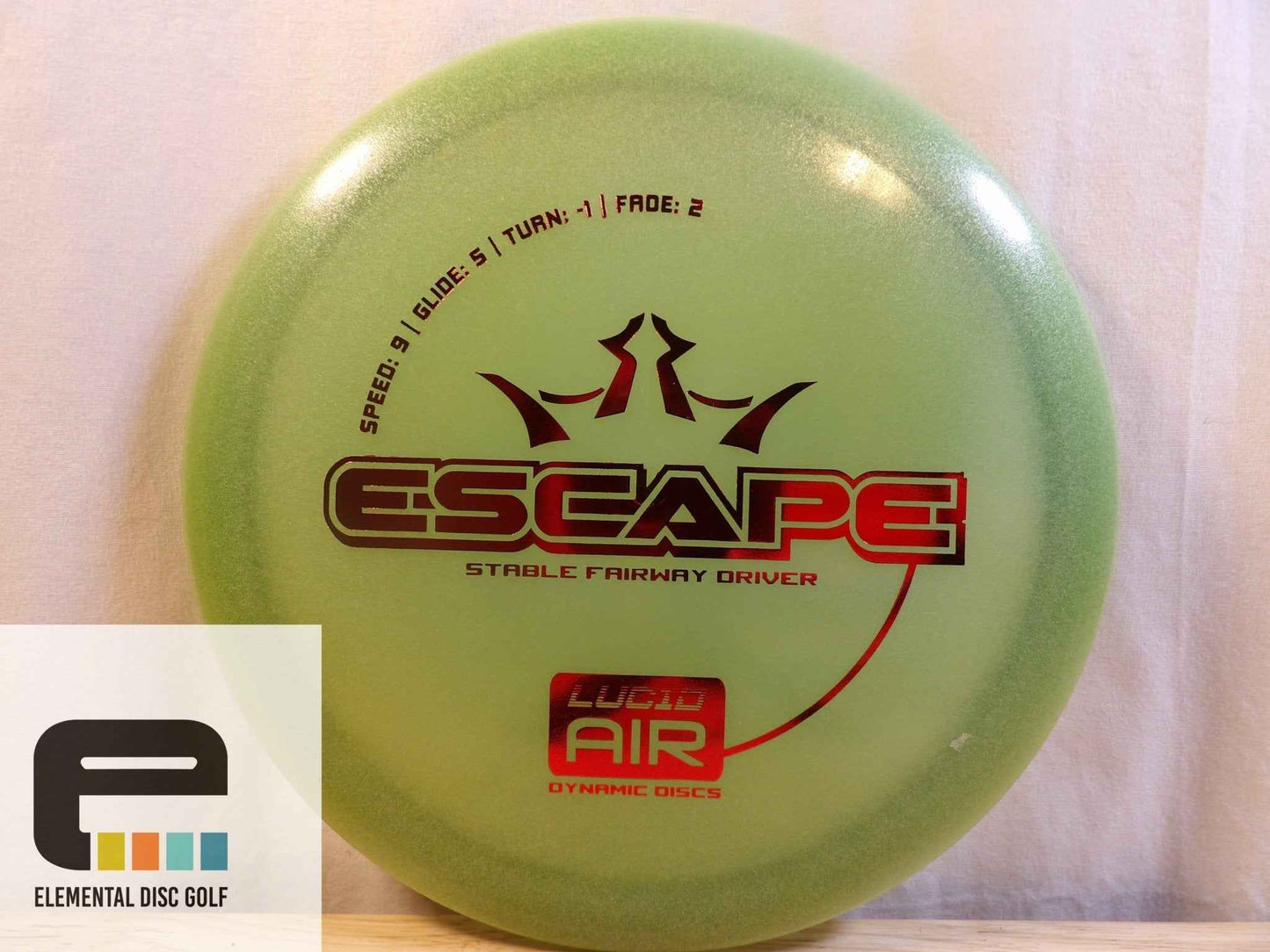 Dynamic Discs Lucid Air Escape (9/5/-1/2) - Elemental Disc Golf