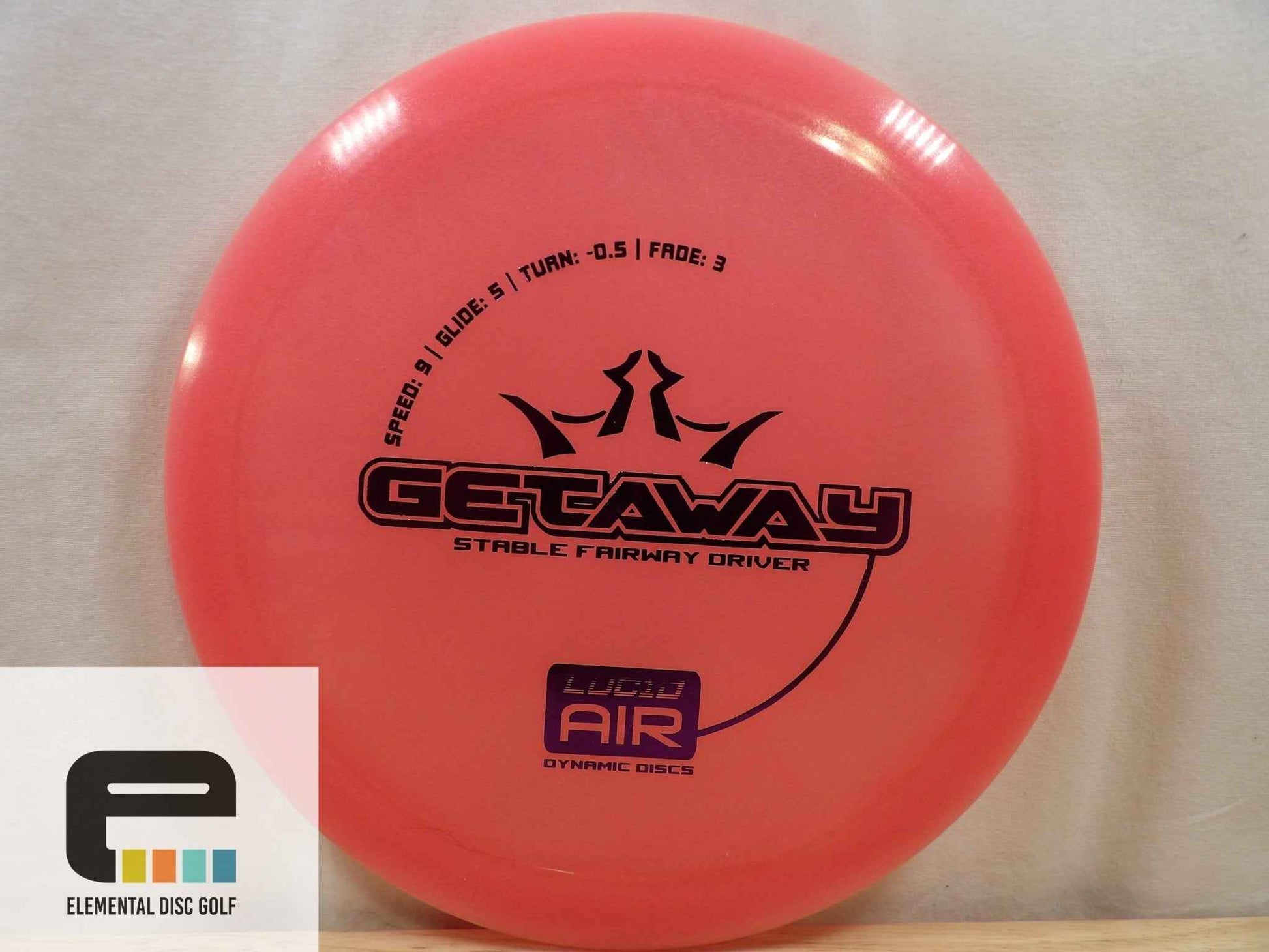 Dynamic Discs Lucid Air Getaway (9/5/-0.5/3) - Elemental Disc Golf