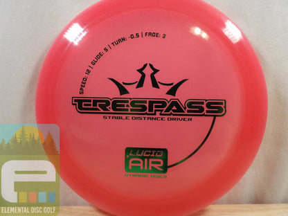 Dynamic Discs Lucid Air Trespass (12/5/ - 0.5/3) - Elemental Disc Golf