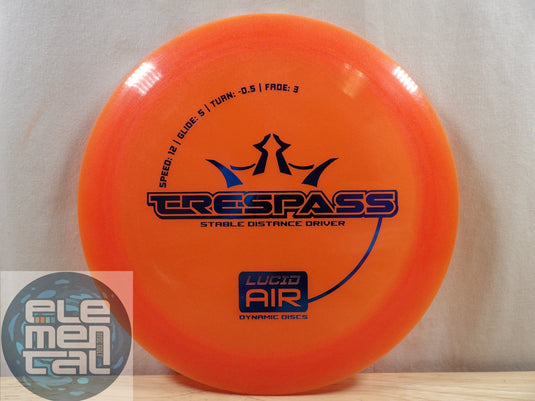 Dynamic Discs Lucid Air Trespass (12/5/-0.5/3) - Elemental Disc Golf