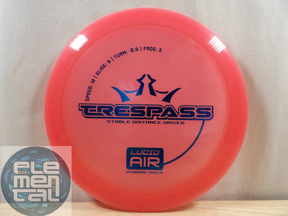 Dynamic Discs Lucid Air Trespass (12/5/-0.5/3) - Elemental Disc Golf