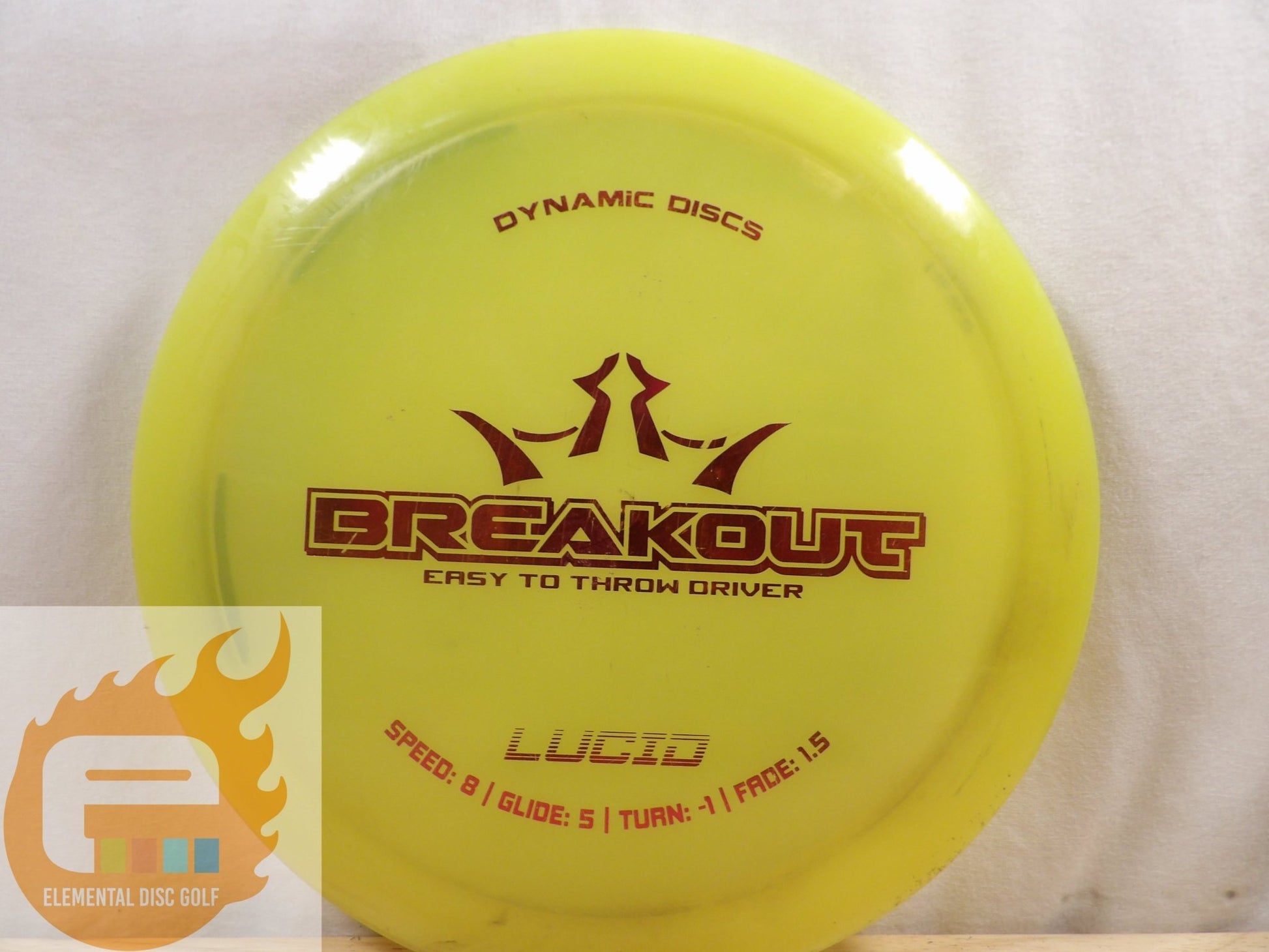 Dynamic Discs Lucid Breakout (USED - 7/10) - Elemental Disc Golf
