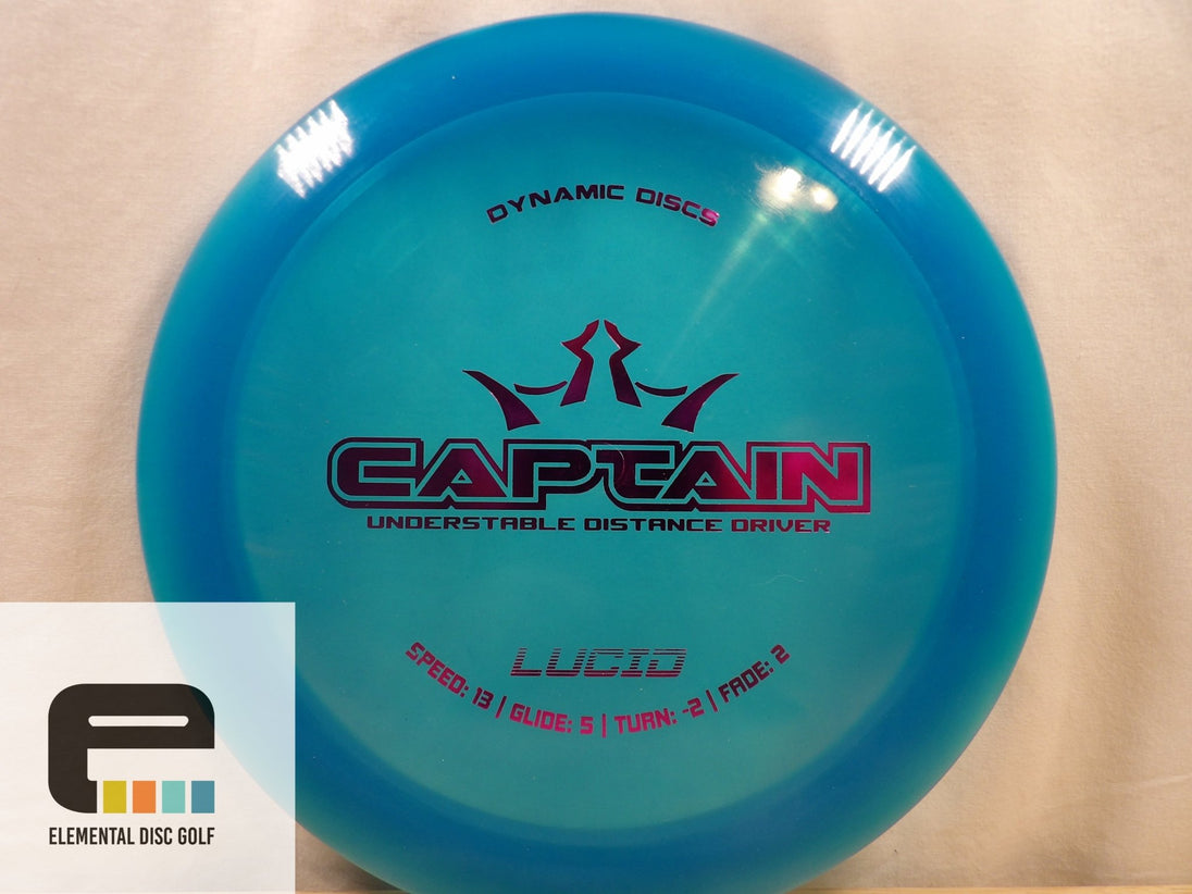 Dynamic Discs Lucid Captain - Elemental Disc Golf