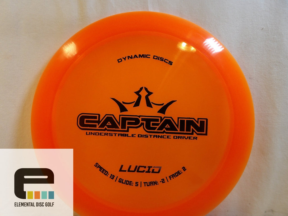 Dynamic Discs Lucid Captain - Elemental Disc Golf