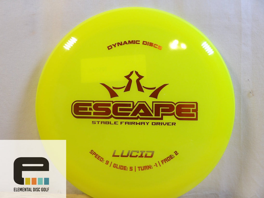 Dynamic Discs Lucid Escape - Elemental Disc Golf