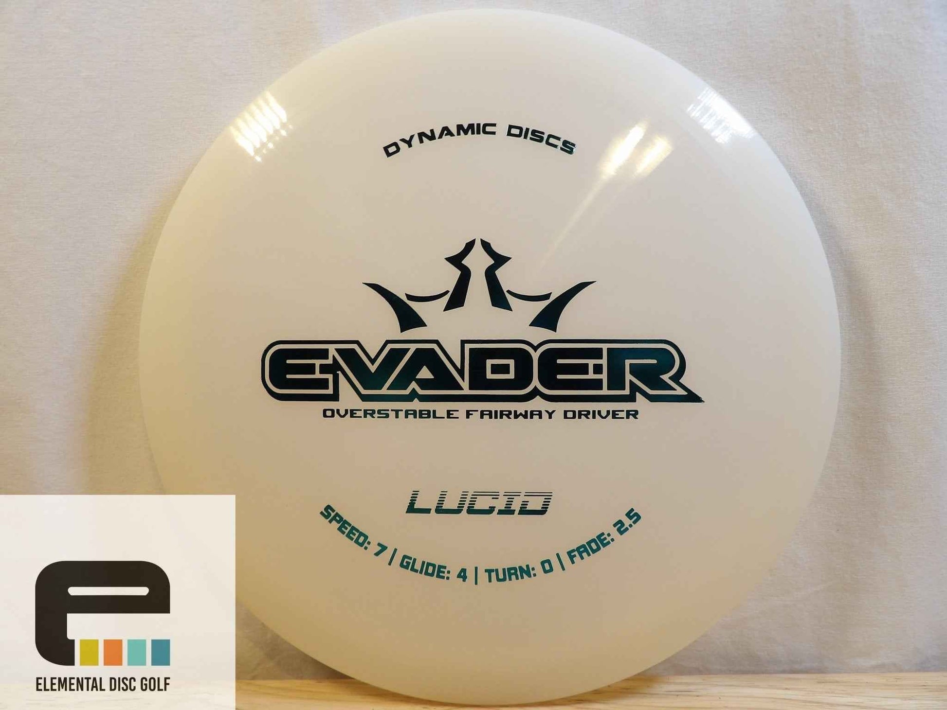 Dynamic Discs Lucid Evader (7/4/0/2.5) - Elemental Disc Golf