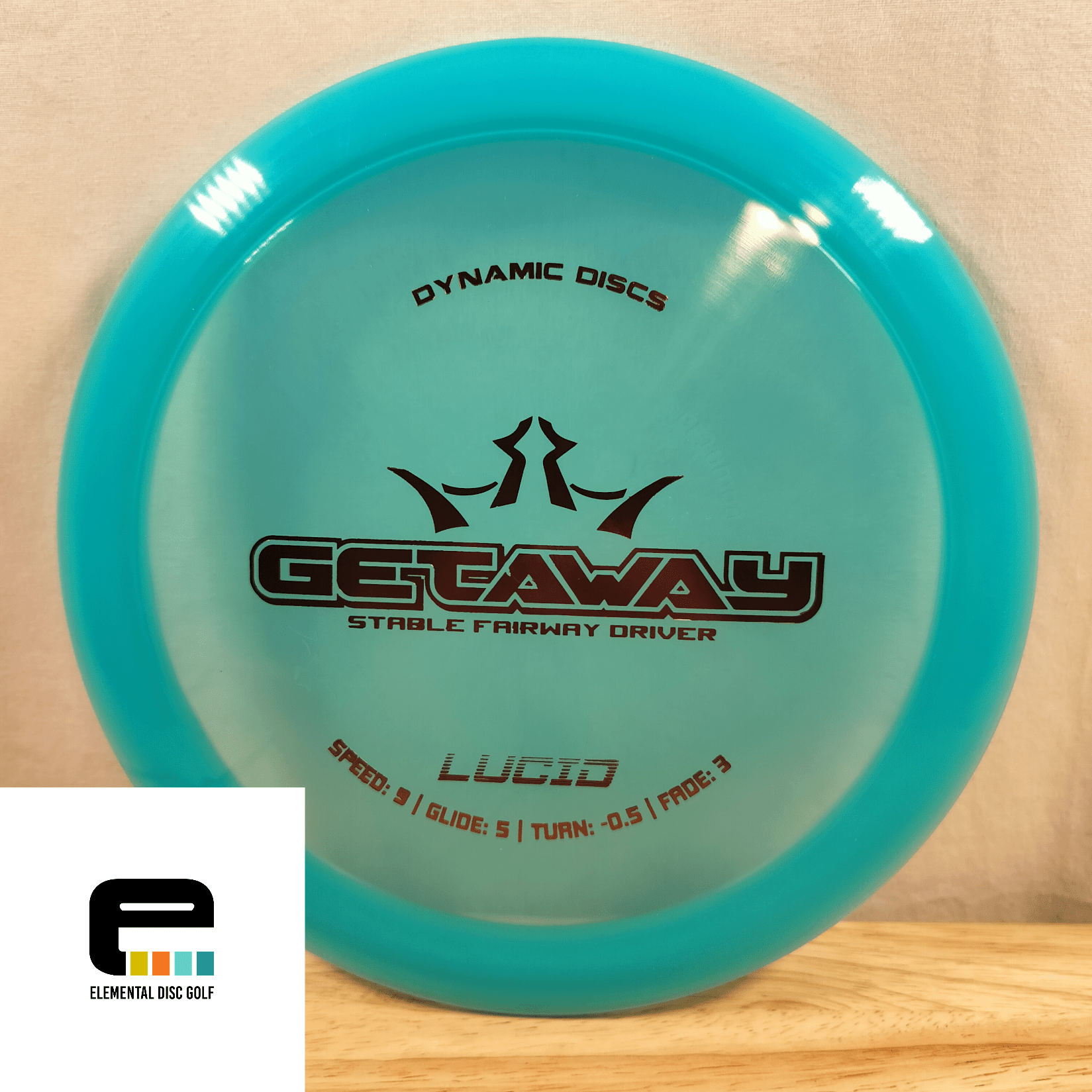 Dynamic Discs Lucid Getaway (9/5/-0.5/3) - Elemental Disc Golf