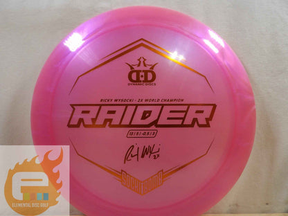 Dynamic Discs Lucid Ice Glimmer Raider (13/5/-0.5/3) - Ricky Wysocki - Elemental Disc Golf