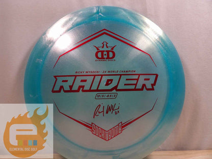 Dynamic Discs Lucid Ice Glimmer Raider (13/5/-0.5/3) - Ricky Wysocki - Elemental Disc Golf