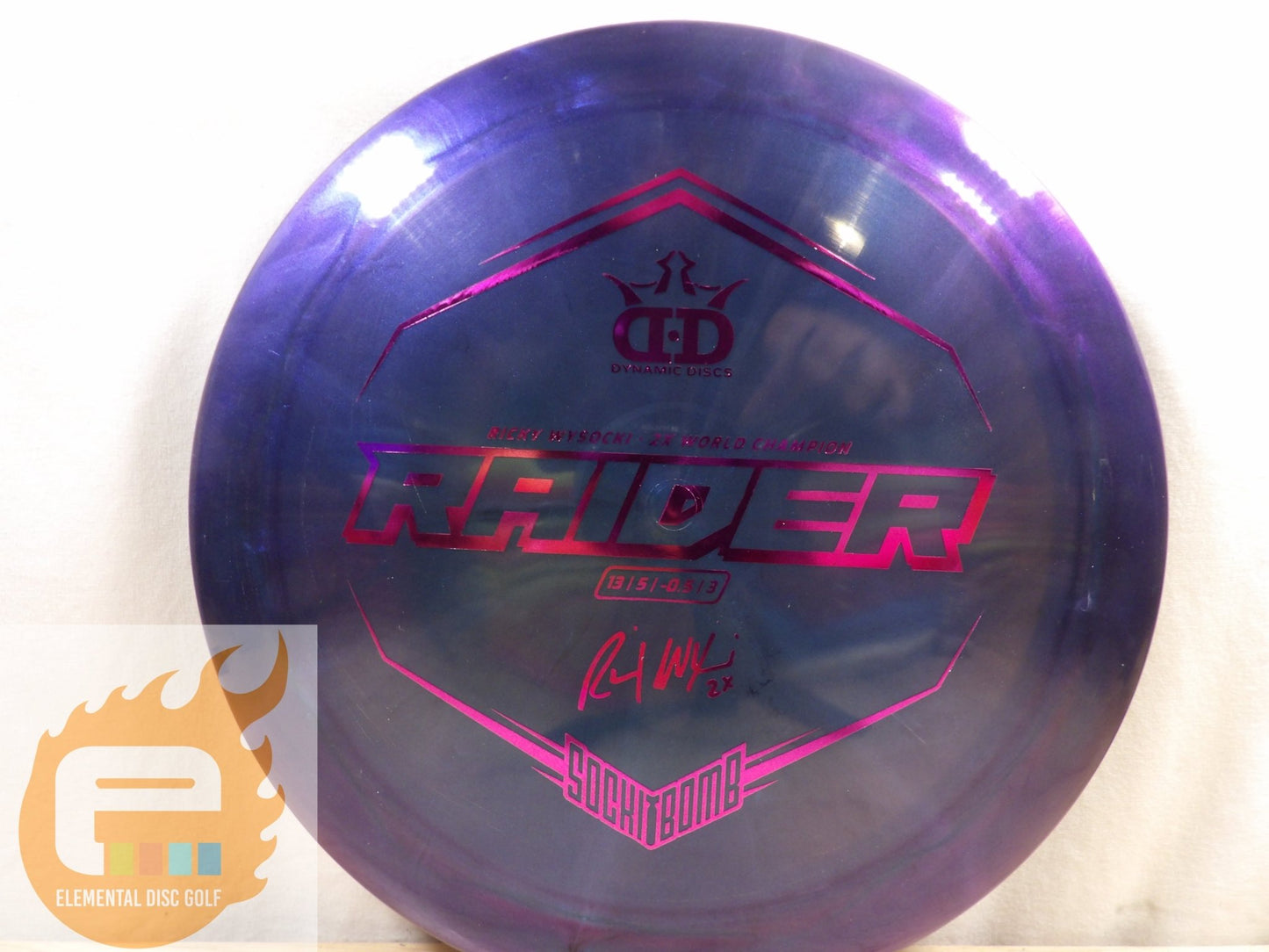 Dynamic Discs Lucid - Ice Glimmer Raider (Wysocki) - Elemental Disc Golf