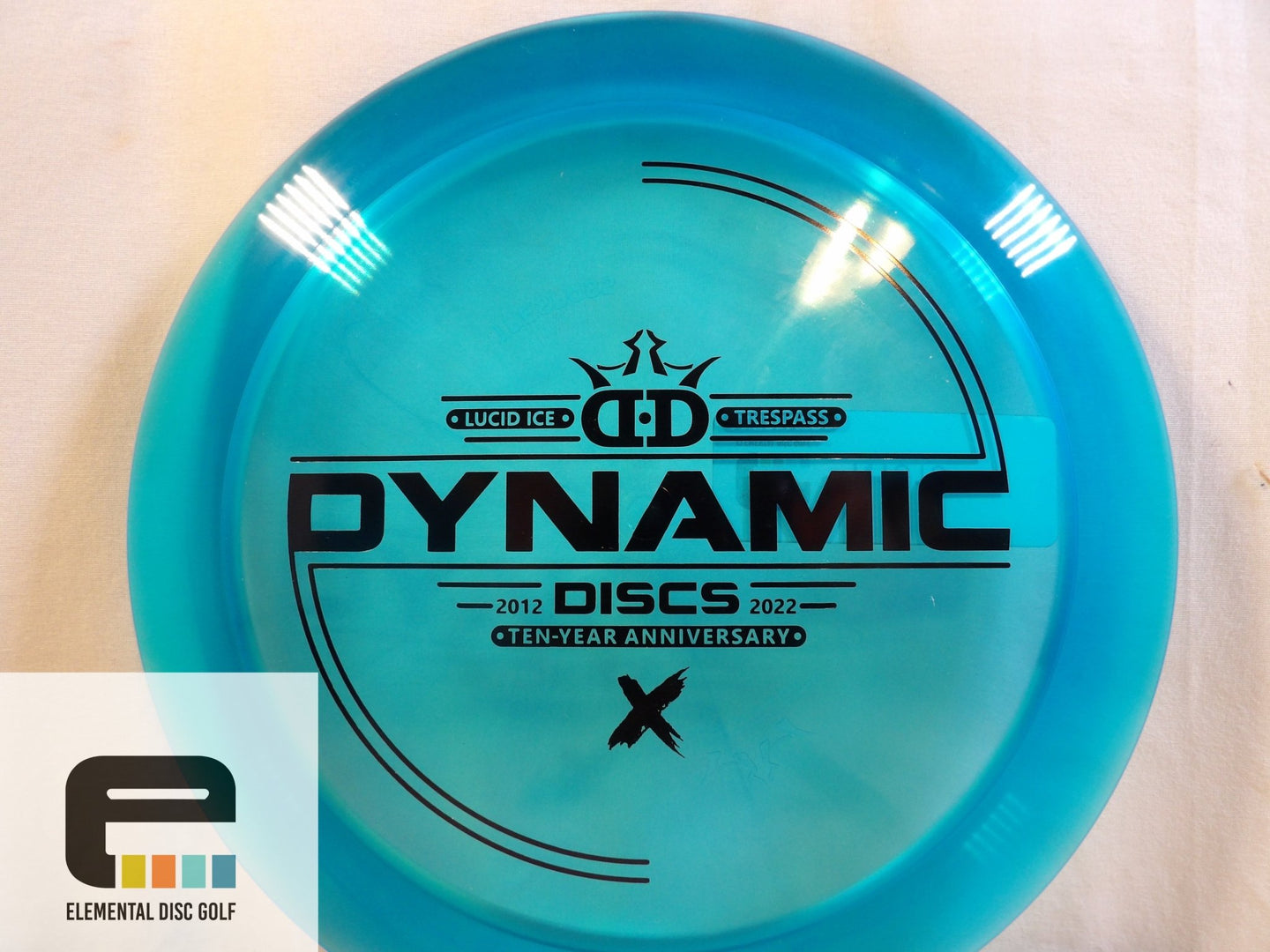 Dynamic Discs Lucid Ice Trespass (10th Anniversary) - Elemental Disc Golf