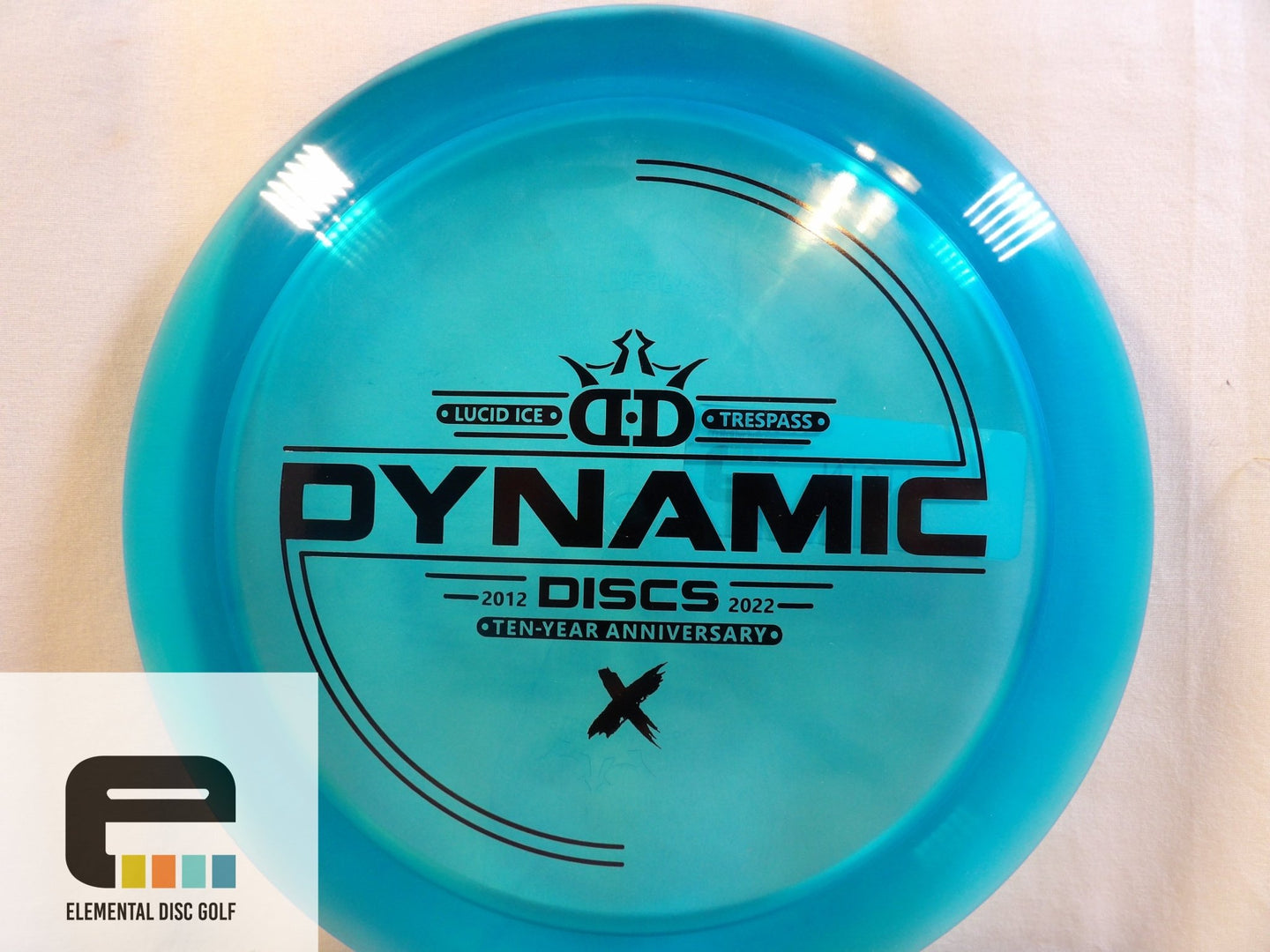 Dynamic Discs Lucid Ice Trespass (10th Anniversary) - Elemental Disc Golf