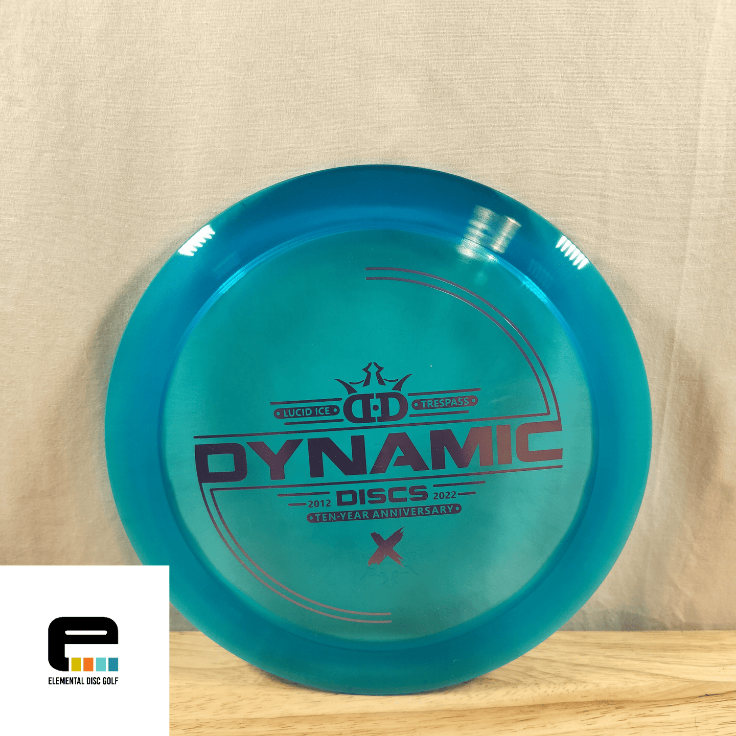 Dynamic Discs Lucid Ice Trespass (Used) - Elemental Disc Golf