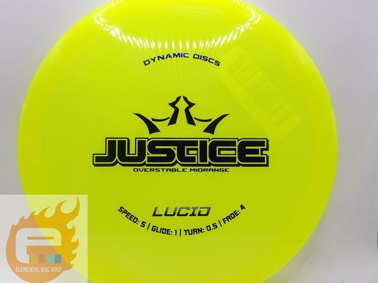 Dynamic Discs Lucid Justice (5/1/0.5/4) - Elemental Disc Golf