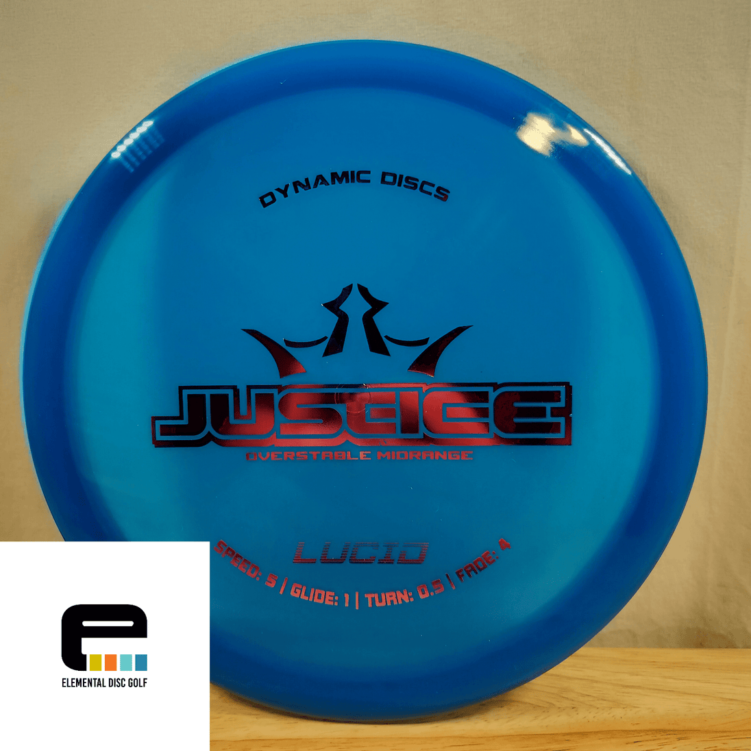 Dynamic Discs Lucid Justice - Elemental Disc Golf