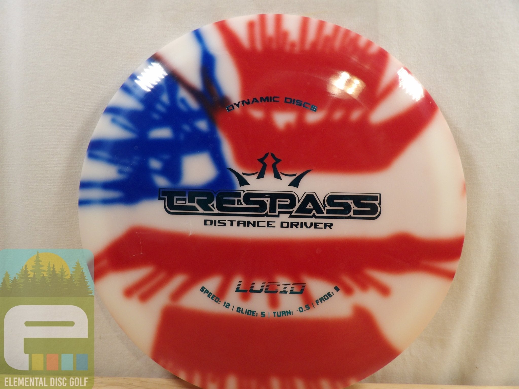 Dynamic Discs Lucid Mydye Trespass (12/5/ - 0.5/3) - Elemental Disc Golf