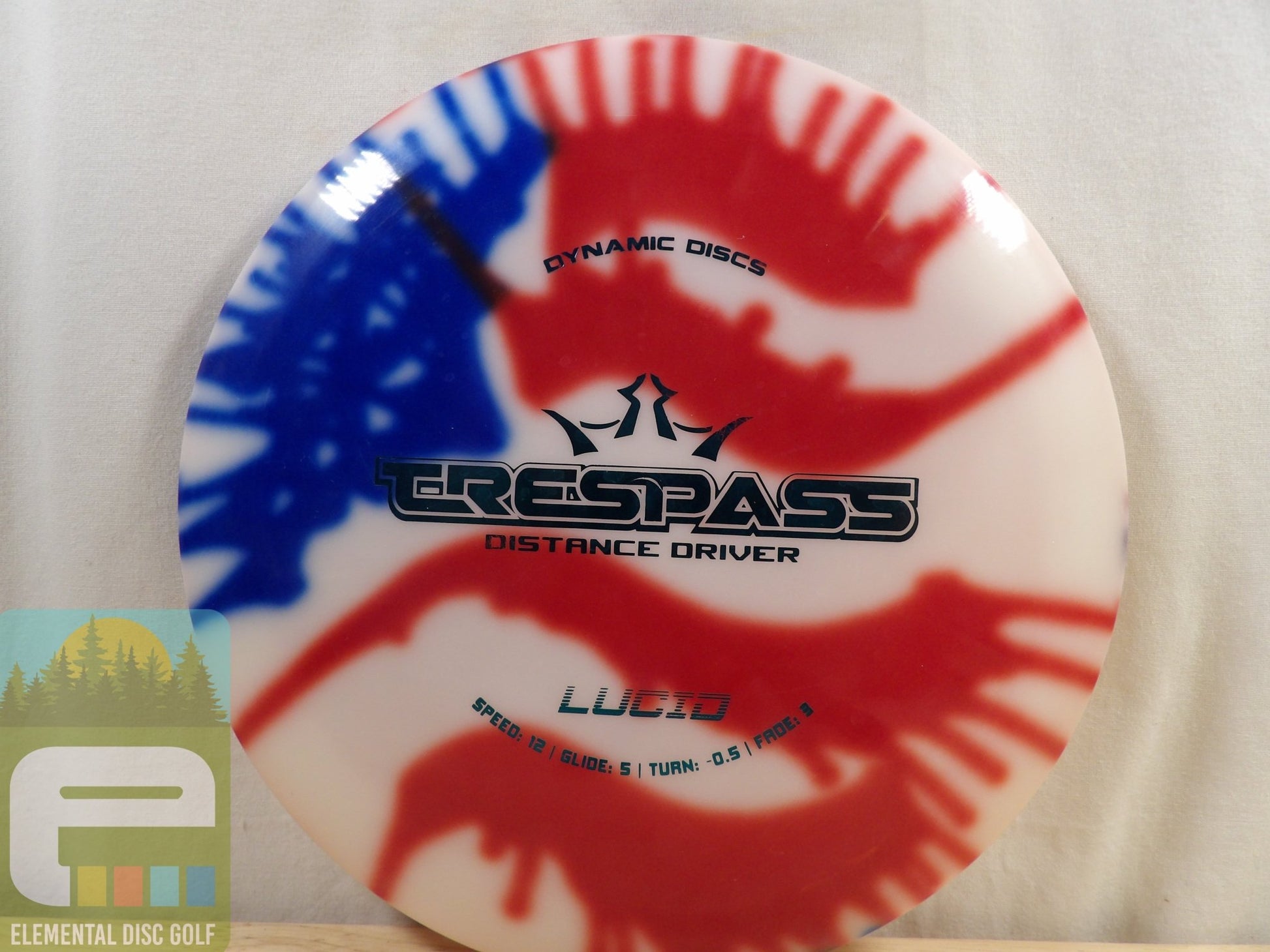 Dynamic Discs Lucid Mydye Trespass (12/5/ - 0.5/3) - Elemental Disc Golf