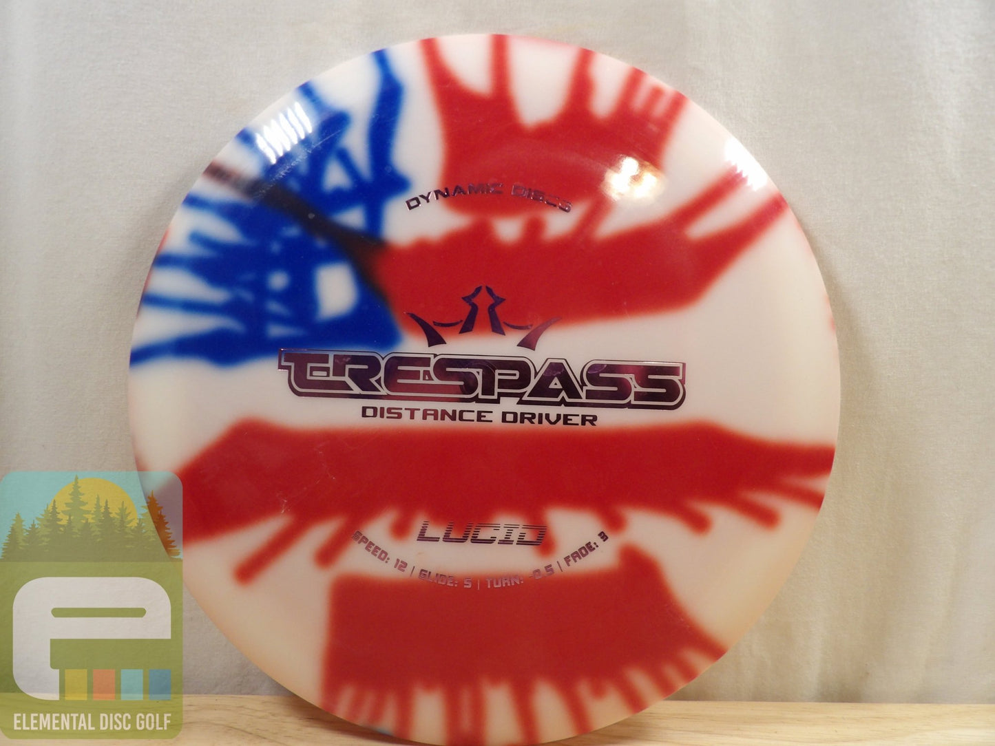 Dynamic Discs Lucid Mydye Trespass (12/5/ - 0.5/3) - Elemental Disc Golf