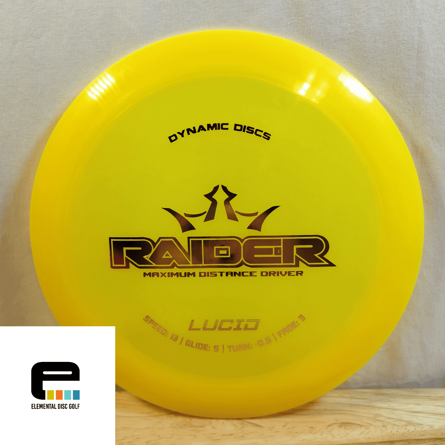 Dynamic Discs Lucid Raider (13/5/-0.5/3) - Elemental Disc Golf