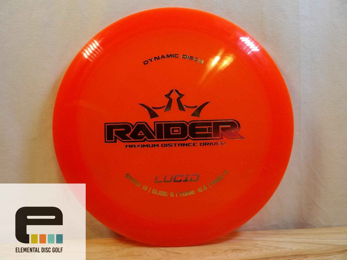 Dynamic Discs Lucid Raider (13/5/-0.5/3) - Elemental Disc Golf
