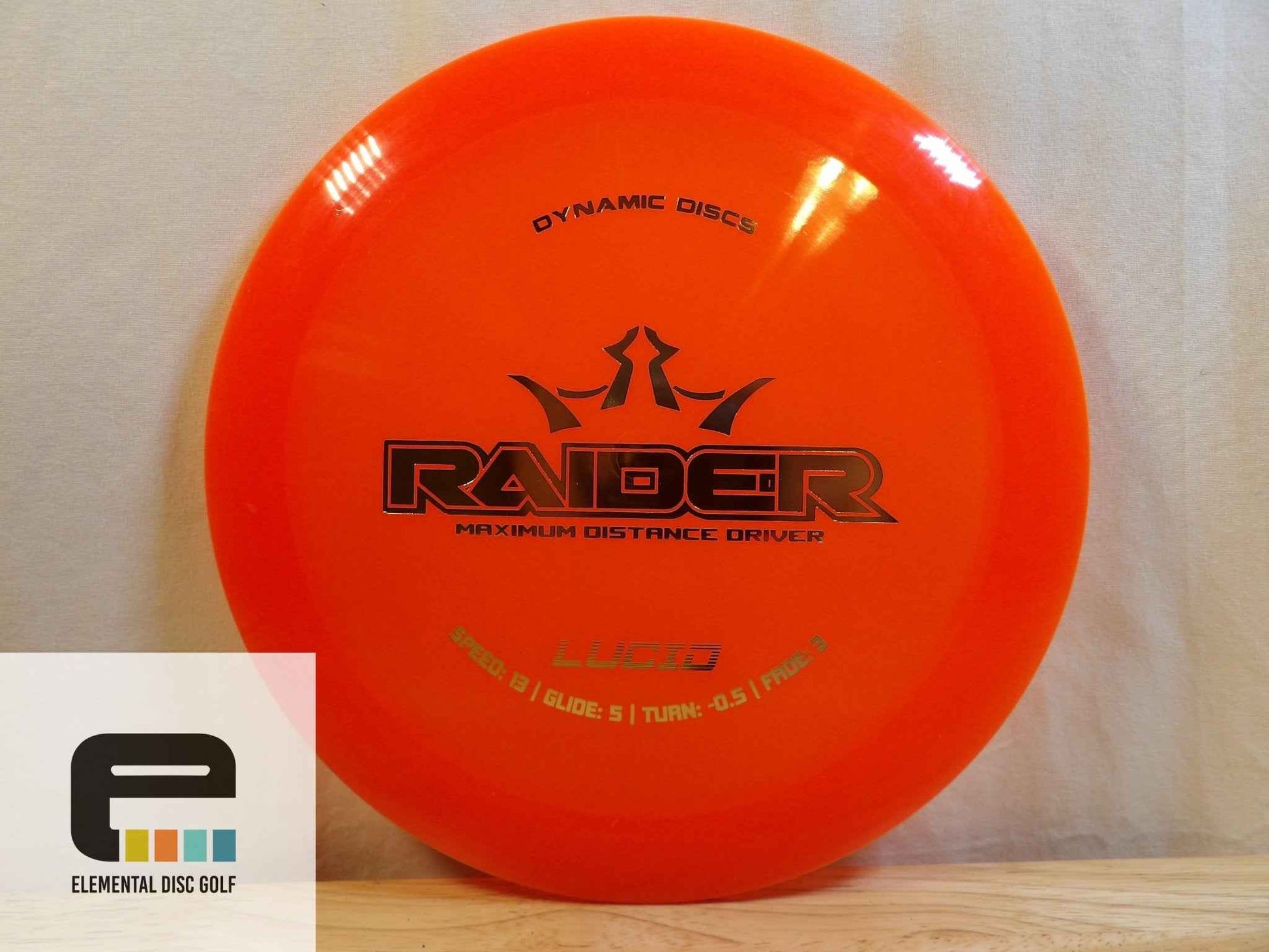 Dynamic Discs Lucid Raider (13/5/-0.5/3) - Elemental Disc Golf