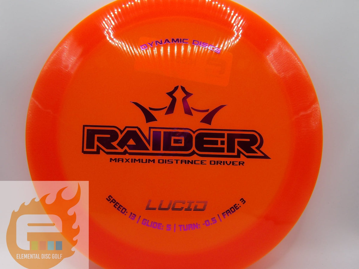 Dynamic Discs Lucid Raider (13/5/-0.5/3) - Elemental Disc Golf