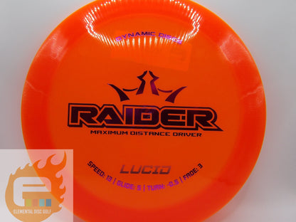 Dynamic Discs Lucid Raider (13/5/-0.5/3) - Elemental Disc Golf