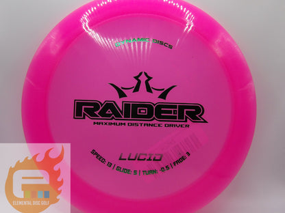 Dynamic Discs Lucid Raider (13/5/-0.5/3) - Elemental Disc Golf