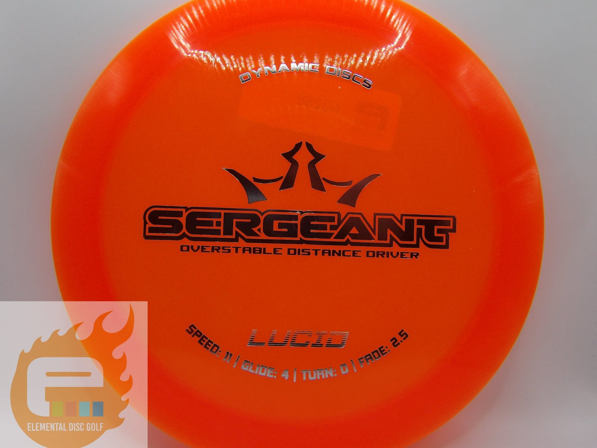 Dynamic Discs Lucid Sergeant (11/4/0/2.5) - Elemental Disc Golf
