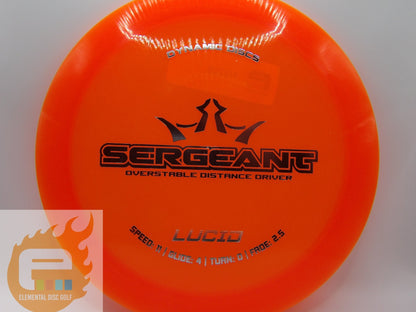 Dynamic Discs Lucid Sergeant (11/4/0/2.5) - Elemental Disc Golf