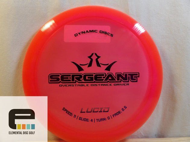 Dynamic Discs Lucid Sergeant - Elemental Disc Golf