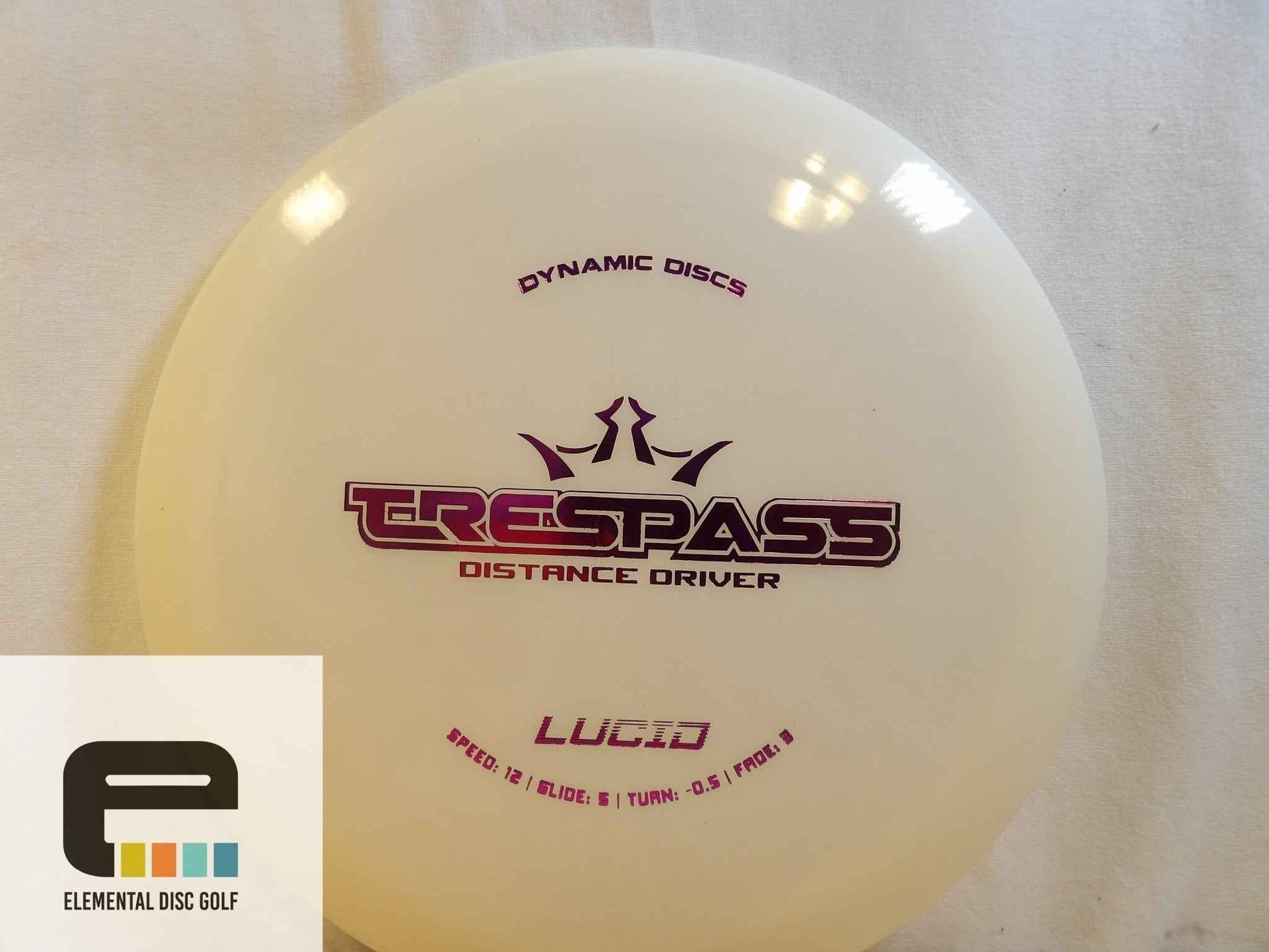 Dynamic Discs Lucid Trespass (12/5/-0.5/3) - Elemental Disc Golf
