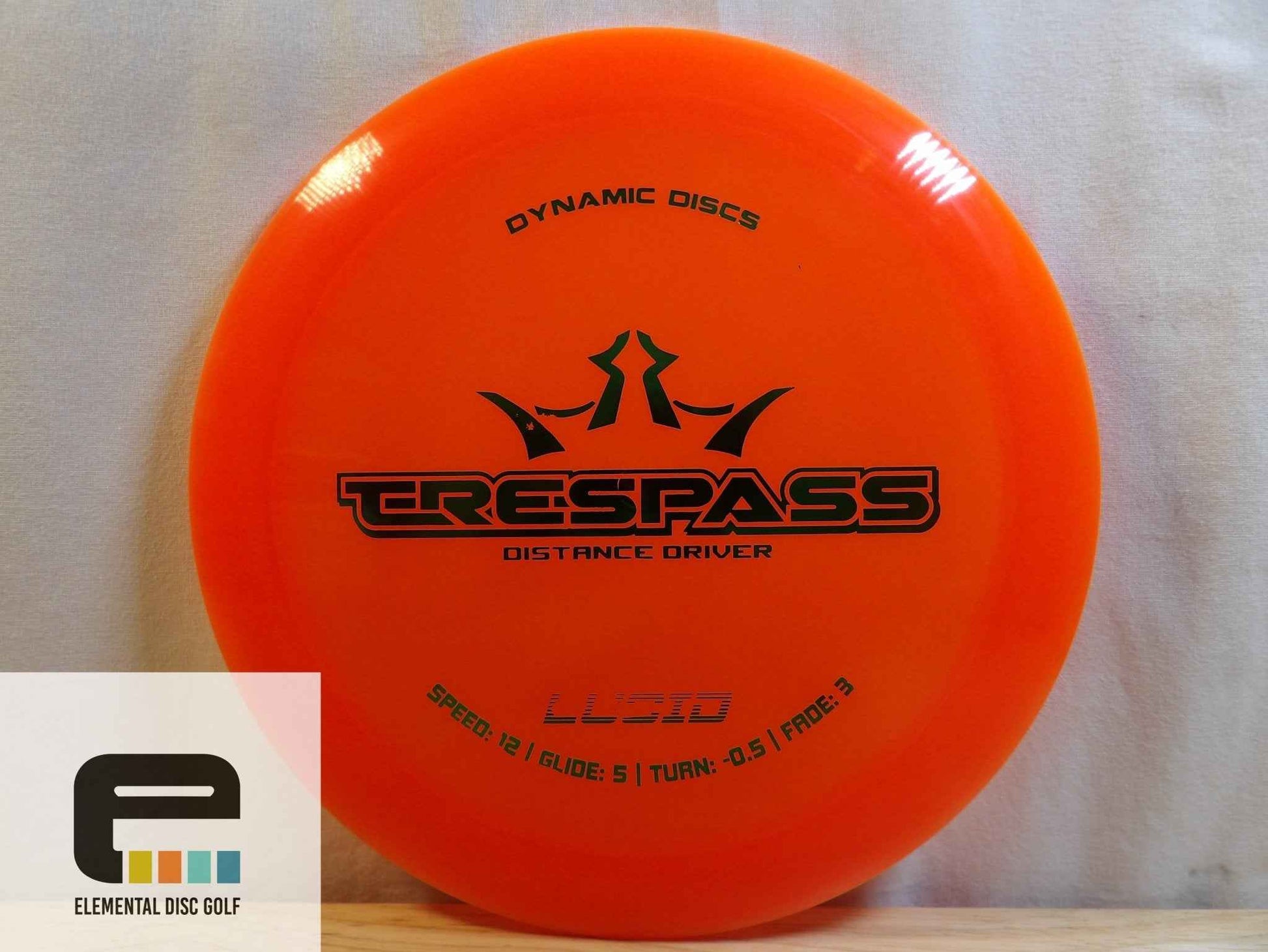 Dynamic Discs Lucid Trespass (12/5/-0.5/3) - Elemental Disc Golf