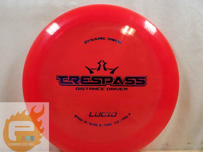 Dynamic Discs Lucid Trespass (12/5/-0.5/3) - Elemental Disc Golf