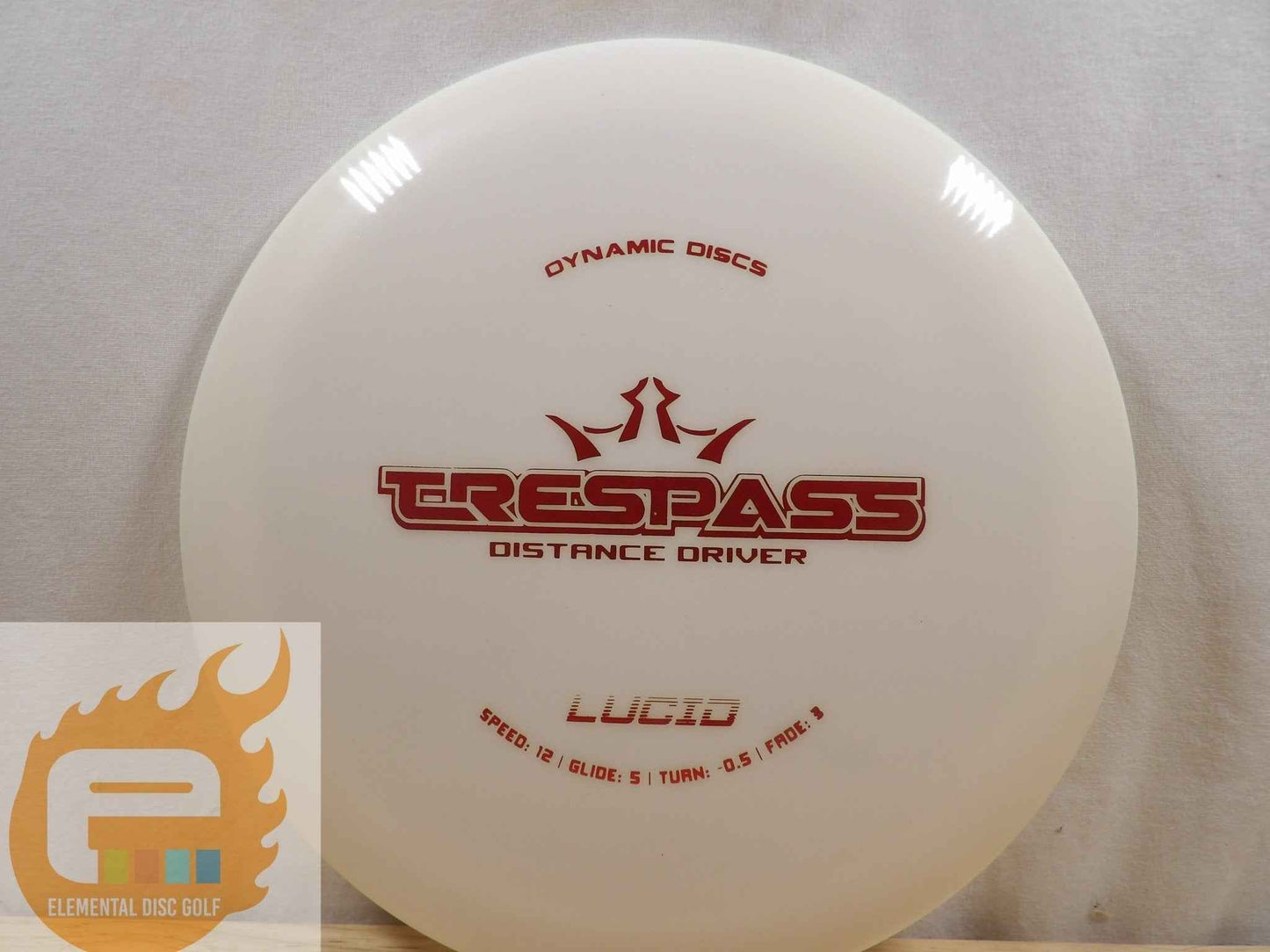 Dynamic Discs Lucid Trespass (12/5/-0.5/3) - Elemental Disc Golf