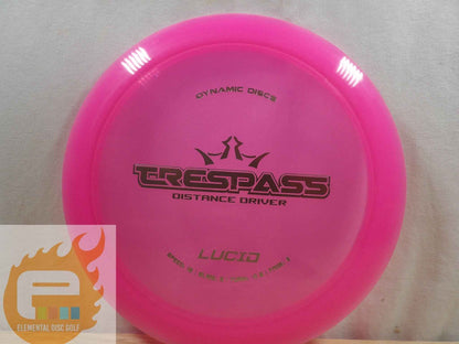 Dynamic Discs Lucid Trespass (12/5/-0.5/3) - Elemental Disc Golf