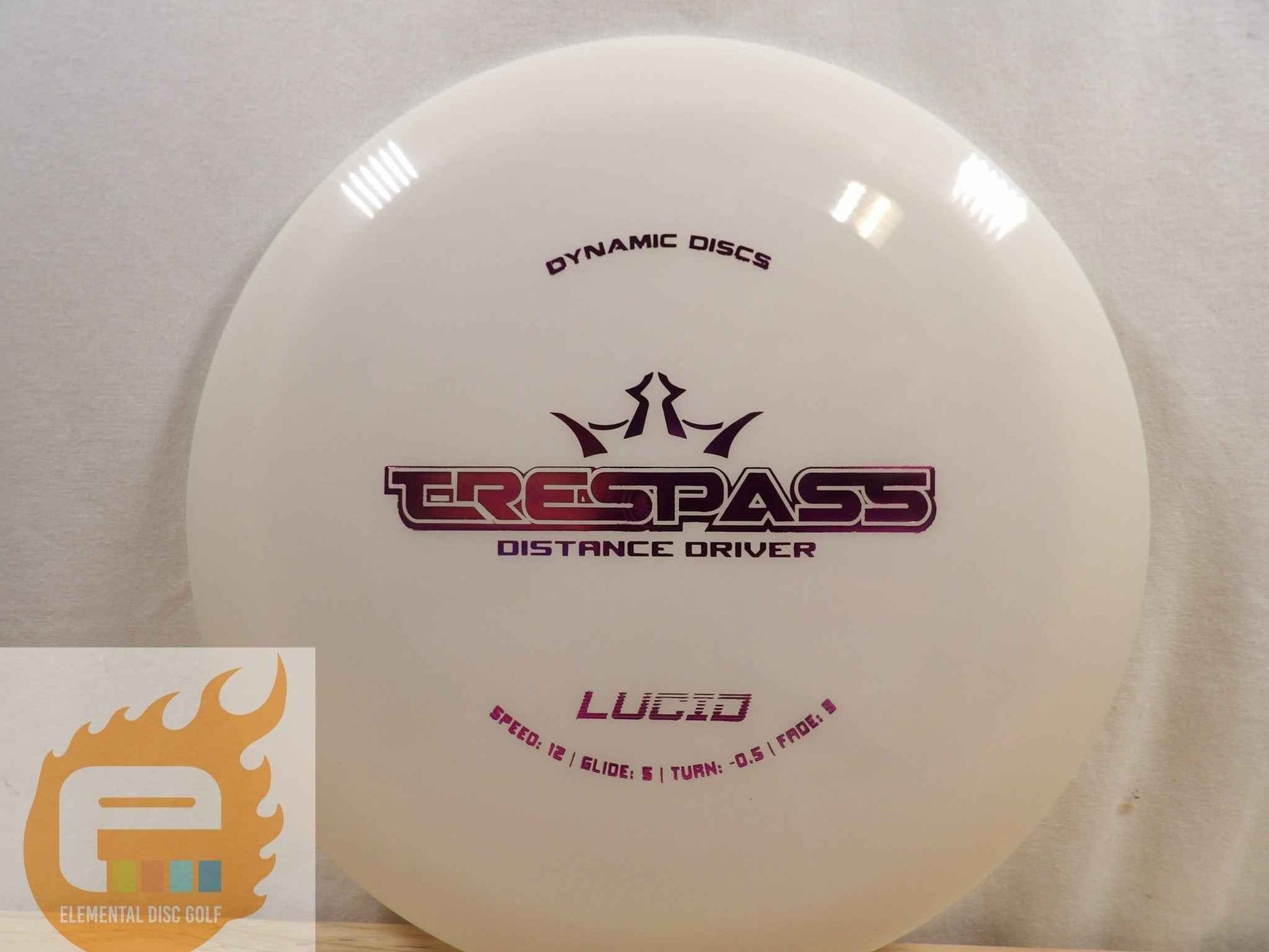 Dynamic Discs Lucid Trespass (12/5/-0.5/3) - Elemental Disc Golf
