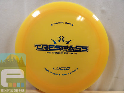 Dynamic Discs Lucid Trespass (12/5/ - 0.5/3) - Elemental Disc Golf