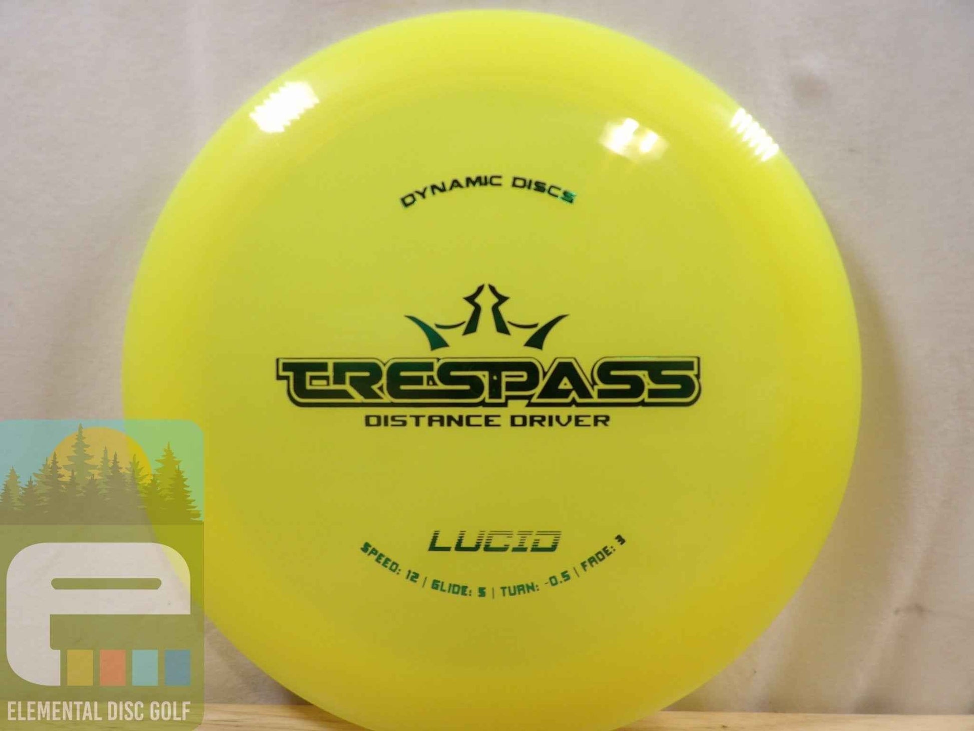 Dynamic Discs Lucid Trespass (12/5/-0.5/3) - Elemental Disc Golf