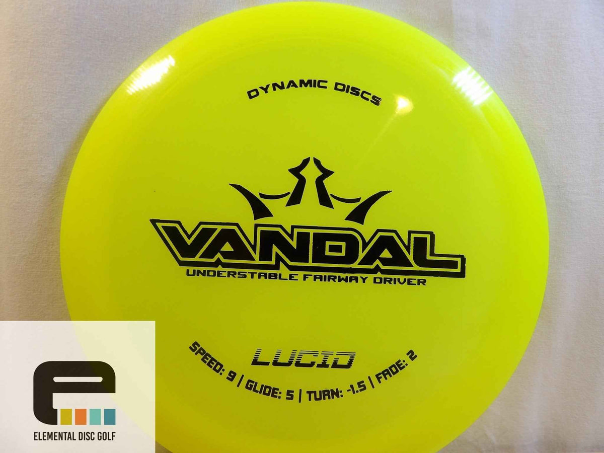 Dynamic Discs Lucid Vandal (9/5/-1.5/2) - Elemental Disc Golf