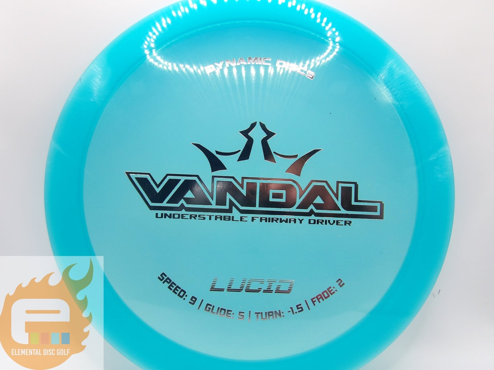 Dynamic Discs Lucid Vandal (9/5/-1.5/2) - Elemental Disc Golf