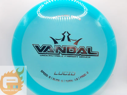 Dynamic Discs Lucid Vandal (9/5/-1.5/2) - Elemental Disc Golf