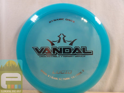 Dynamic Discs Lucid Vandal (9/5/ - 1.5/2) - Elemental Disc Golf