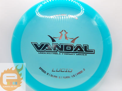 Dynamic Discs Lucid Vandal (9/5/-1.5/2) - Elemental Disc Golf