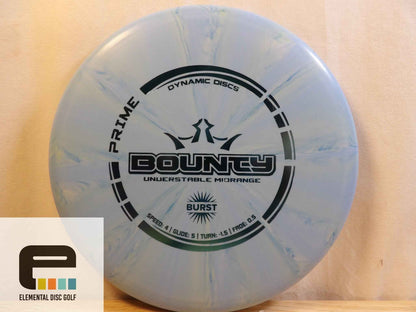 Dynamic Discs Prime Burst Bounty (4/5/-1.5/0.5) - Elemental Disc Golf