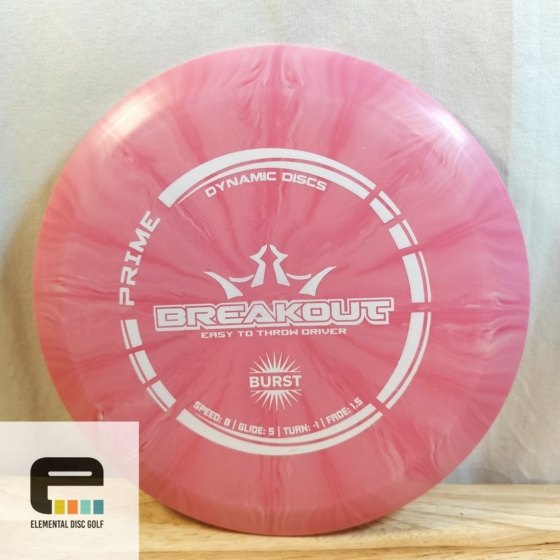 Dynamic Discs Prime Burst Breakout - Elemental Disc Golf