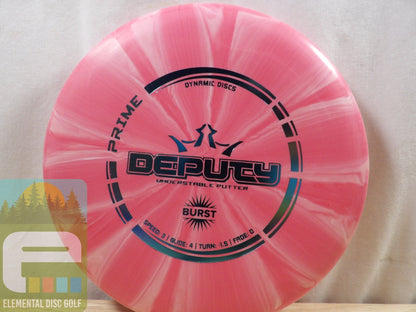 Dynamic Discs Prime Burst Deputy (3/4/ - 1.5/0) - Elemental Disc Golf