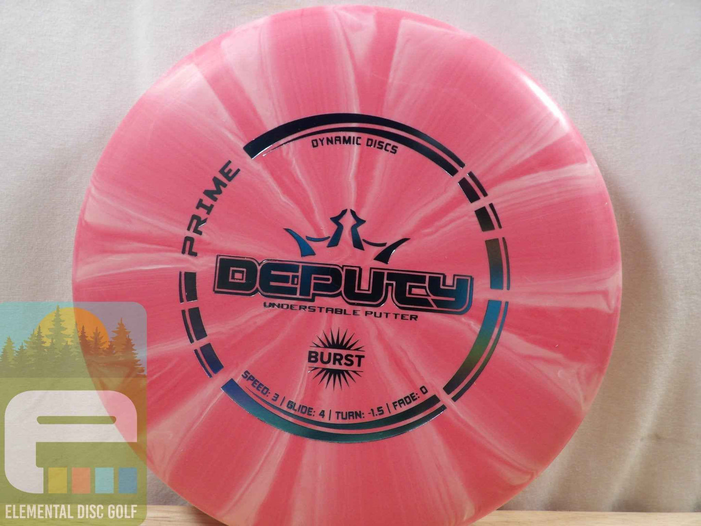 Dynamic Discs Prime Burst Deputy (3/4/-1.5/0) - Elemental Disc Golf