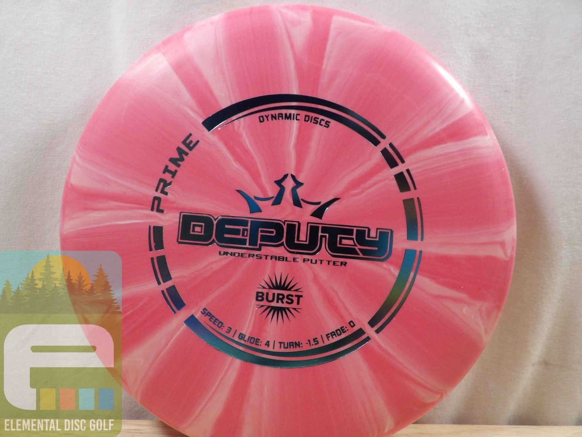 Dynamic Discs Prime Burst Deputy (3/4/-1.5/0) - Elemental Disc Golf